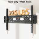 ELIVED Heavy Duty TV Mount for Most 50-120 Inch tvs Up to 220 lbs, Fixed Wall Mount Fits 16"/24"/ 32"/36" Studs, Low Profile TV Bracket up to VESA 950x600mm, 1.1" Space Saving