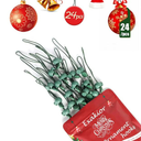 Ornament Hooks – Essential Christmas Tree Decorating Hangers Great Xmas Ornament Hooks for Hanging Christmas Decorations 35 PCS (Round-Upgraded-24pcs)