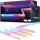 Govee RGBIC LED Strip Lights 16.4ft with Covers, Smart LED Lights for Bedroom Work with Alexa and Google Assistant, LED Diffuser Channel with Srtip Lights, Skirting Lines, Studio, Cabinet