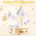 Teen Girl Travel Essentials - Birthday Gifts for Girls Teens Kids Daughter Sister Her,Cute Trendy Stuff Makeup Bag Set Cosmetic Bag - White,E