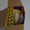 Dewonch Puppy Play Gym with 8 Hanging Toys, Small Dogs Indoor Jungle Gym, PVC Frame with Bungee Straps Enrichment Activity Center