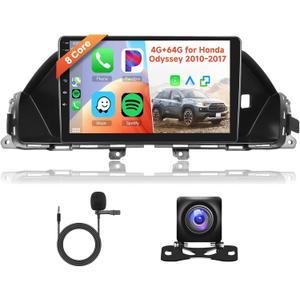 Hodozzy 4G+64G 8 Core Android Car Stereo for Honda Odyssey 2010-2017 Radio with Carplay & Android Auto, 9 Inch IPS Touch Screen Car Radio with GPS, DSP,Bluetooth,WiFi,Mirror Link,FM, Backup Camera Hodozzy 4G+64G 8 Core Android Car Stereo for Honda Odyssey 2010-2017 Radio with Carplay & Android Auto, 9 Inch IPS Touch Screen Car Radio with GPS, DSP,Bluetooth,WiFi,Mirror Link,FM, Backup Camera