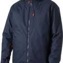 Helly-Hansen Crew Hooded Midlayer 2.0 Waterproof Jackets for Men with Insulated Windproof Sailing Fabric and Packable Hood (Small, 597 Navy)