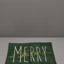 ONWAY Christmas Pillow Cover 12x20 Inch Merry Christmas Gold Green Decorative Throw Pillows Farmhouse Winter Holiday Decor Cushion Case for Sofa Couch Home Decorations