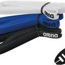 ARENA Cobra Series Swim Goggle Silicone Strap Kit Includes 3 Flat Spare Straps and 1 Stopper, Length 80 cm (31.5 inches), Width 8 mm (5/16 inches), Multicolor