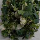 TELDRASSIL 4Pcs(26 FT) Artificial Rose Vine Fake Flower Garland Fake Silk Rose Hanging Vine for Wedding Party Background Arch Garden Background Decoration (White)