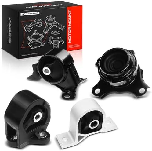 A-Premium 4PCS Engine Motor Mount Transmission Mount Set [Automatic Transmission] Compatible with Acura EL & Honda Civic 2001-2005, L4 1.7L Sedan, Replace# 50840S5A990, 50820S5A007