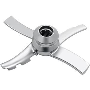 NANOBABY Replacement Paddle Blade Compatible with Ninja Creami NC300 Series Ice Cream Makers, Mixing Blade Paddle Replacement for Ninja NC299AMZ NC301 CN305A CN301CO, Stainless Steel, Silver