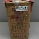 Kids Play Kitchen Playset, Pretend Cooking Stove, Recirculating Play Sink & Coffee Maker, Complete with Play Food & Accessories, Basic Cardboard Box Packaging  Not Ideal for Gifting  Pink