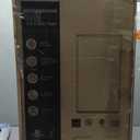 Midea MERM33S1AST Mini Fridge, 3.3 Cu.ft Compact Fridge with Internal Light, Adjustable Thermostat, Reversible Door, Low Noise for Dorm, Office, Bedroom, Stainless Steel