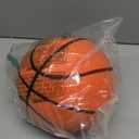 Silent Basketball Size 7 (29.5")  Grooved Airless Foam Indoor Basketball for Quiet Dribbling and Indoor Training, Pro PU Material  Achieve Real Feel Higher Bounce Quieter (Orange)