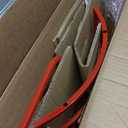 Red Santa Sleigh with Large Cargo Area for Gifts Metal Christmas Holiday Decor