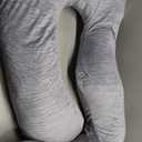 Momcozy Pregnancy Pillows for Sleeping, U Shaped Full Body Maternity Pillow with Removable Cover - Support for Back, Legs, Belly, HIPS for Pregnant Women, 57 Inch Pregnancy Pillow for Women, Grey