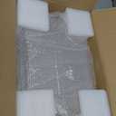 Oubonun Expandable Drawer Organizer 11.1” to 19.2” Width, Shallow Cosmetic Organizer 1.3” Height, 4 Packs, Clear Plastic Storage Trays for Dressing Table,Bathroom