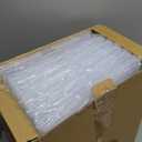 Pinkpum Upgraded Hard Shoe Storage Box 12 Pack X-Large Fit Size 12, Thicken & Sturdy Clear Plastic Stackable Shoe Organizer Box Closet, Sneaker Storage Display Case Holder Bins with Magnetic Door