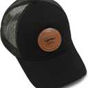Worlds Best Dad Ever Hat Men Fathers Day Dad Gifts Mens Trucker Hat Birthday Gifts for Papa Husband, 7-7 1/2, Black 1