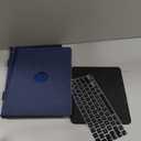 Compatible for MacBook Air 15 Inch Case M4 M3 M2 2026 2025-2023 A3241 A3114 A2941, Foldable Stand | Keyboard Cover | Mouse Pad | Plastic Hard Shell Woven Fabric | Closes Seamlessly, Navy