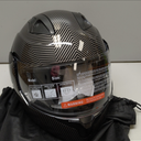 SPARK DOT Approved Modular Flip-Up Dual Visor Motorcycle Full Face Helmet for Adults Men & Women (Carbon Fiber, Medium)