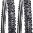 YUNSCM 2-PCS 700C Bike Tires 700x40C/45C/48C (42/47/50-622) Compatible with Gravel Bike Tires 700x38C 700x40C 700x42C 700x45C 700x46C 700x48C 700x50C Bicycle Tires
