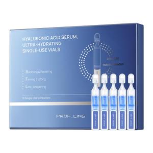 2 x Hyaluronic Acid Serum - Anti-Aging Face Serum Reyouth & Blue Copper Peptide Hyaluronic Acid - Moisturizing, Soothing & Firming for 25+ Fragile Skin