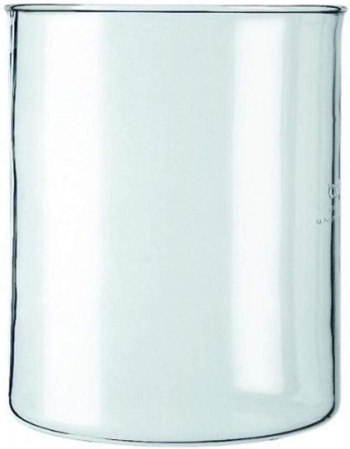 Spare Glass for Bodum French Press Without Spout, 4 Cup, 0.5 L, 17 Oz.