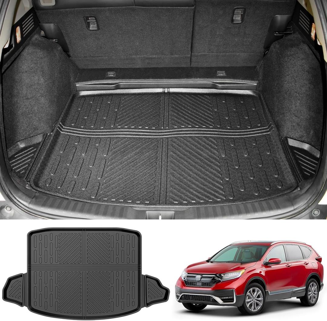 Cargo Liner Fit for 2017-2022 Honda CRV Fuel Model, Cargo Mat TPE Trunk Mat All Weather Trunk Liner Replacement for 2017 2018 2019 2020 2021 2022 Honda CR-V Accessories(17-22 Fuel Model)