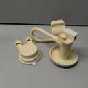 Hands-Free Hair Dryer Holder Wall Mounted with 360 Adjustable Hose, Suction Cup Installation, Built-in Mirror, and Cord Organizer for Blow Dryer, Curling Iron, No Drilling Required, Apricot