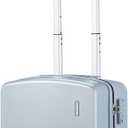 Hanke 16 Inch Underseat Carry On Luggage with Wheels Hard Shell Lightweight Suitcases Small Tsa Luggage Travel Rolling Luggage(Gray) (Underseat 16-Inch, Grey)