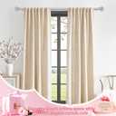 Curtain Rod 32 to 58 Inches (2.6-4.8ft), USFOOK 7/8 inch Telescoping Splicing Curtain rods for Windows 20 to 54 inches, Silver Decorative Drapery Rods for Home with Translucent Finials