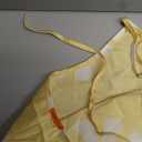 Ekouaer Satin Pajama Set for Women 2 Piece Camisole Top and Shorts Silk Lingerie with Ruffle Floral Nightwear, Size , Yellow 