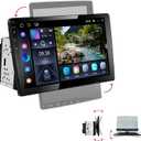 AMASE AUDIO Android 14 Car Stereo, Wireless Carplay Android auto, DSP+, 10.1" Touchscreen, 2Din for Universal, Support 4G WiFi Bluetooth/Rear Camera