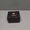 Brushed Gold Toilet Paper Holder Wall Mount, Fits Mega Rolls Size Rustproof Self Adhesive Brushed Brass Toilet Paper Holder Gold with Shelf