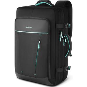 AUROTIER DJ Controller Bag for DDJ-FLX4/DDJ 200/DDJ 400/DDJ REV1, Padded DJ Backpack with Multi-pocket for 17 Inch Laptop, Cables, DJ Carrying Mixer Case with Adjustable Strap for DJ Equipment