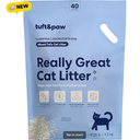 Tuft & Paw Really Great Cat Litter OdorStop Mixed Tofu Litter, Low-tracking, Multi-Cat Strength, Grey, 9.25 lbs.