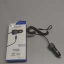 ZGEAR Fast Charge Car Charger with Lightning Cable – 1.5A Output, Coiled Cord, Compact In-Car Charging for iPhone & iPad