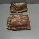 Bedsure Satin Pillowcases, Similar to Silk Pillow Cases Queen Size Set of 2, Pillow Case for Sleeping Women with Envelope Closure, Gifts for Women Men, Brown, 20x30 Inches, 2pcs