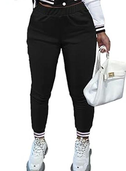KELOVEPAN Bomber Varsity Pants Sexy, Size M