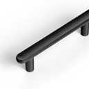Goo-Ki 6 Pack 3" Classic Curvature Matte Black Cabinet Handles - Timeless Appeal Meets Modern Functionality for Kitchen Drawer Improvement