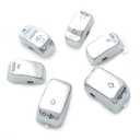 Hand Control Chrome Switch Caps Kit for Harley Sportster XL Dyna Softail Road King 1996-2013