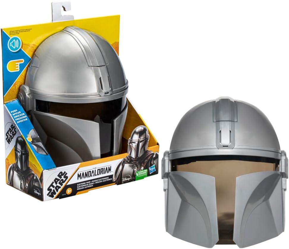 STAR WARS The Mandalorian Electronic Mask, Kids Roleplay Toys, The Mandalorian Costume Accessory with Phrases and SFX, Ages 5 and Up