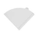 BCnmviku Coffee Filters Paper Cone Filters Basics Basket Disposable Natural Paper Filters Cone For Pour Over and Drip Coffee Maker (White 100 count -S)