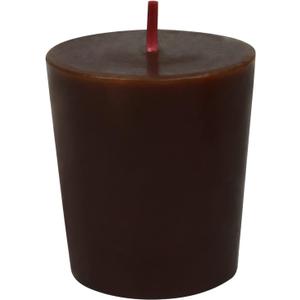 Zest Candle 12-Piece Votive Candles, Brown