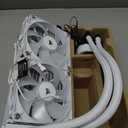 CORSAIR Nautilus 240 RS ARGB Liquid CPU Cooler  240mm AIO  Low-Noise  Direct Motherboard Connection  Daisy-Chain  Intel LGA 1851/1700, AMD AM5/AM4  2X RS120 ARGB Fans Included  White