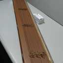 DEZ FURNISHINGS Cordless 2" Signature Faux Wood Blind, 47" W x 64" H, Bark Brown