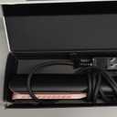 Hair Straightener - 2 in 1 Wet to Dry Hair Dryer and Straightener with High-Speed Airflow + Rapid Heat-Up + Customizable Temperature + LCD Display & Auto Shut-Off + No Heat Damage (Dark Black)