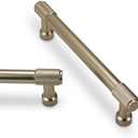 POVEFONK 10 Pack 5 inch(128mm) Dark Champagne Bronze Kitchen Cabinet Handles Knurled Cabinet Pulls Gold Drawer Pulls Kitchen Hardware