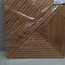 Acoustical Wall Panels, 6-Piece 23.62 X 23.62 Inches Art Acoustic Panels, Decorative Acoustic Panels, Acoustic Wall Panels, Sound Absorbing Wall Art, Timber Spiral