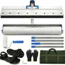 Self-Leveling Cement Tool Kit,Spike Roller, Epoxy Spiked Shoes, Rake