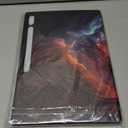 Tuiklol Tablet Case for Samsung Tab S10 Ultra (2024 Release) / Tab S9 Ultra 14.6 Inch (2023 Release), Built-on Pencil Holder Slim Hard Shell Case Trifold Stand Cover Auto Wake/Sleep, Galaxy Sky