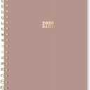 Sweetzer & Orange 2026 Planner  6" x 8.25" Dated Daily, Weekly & Monthly Calendar Planner  January to December 2026  Tiramisu Design with Motivational Stickers, Gold Spiral & Sturdy Paper